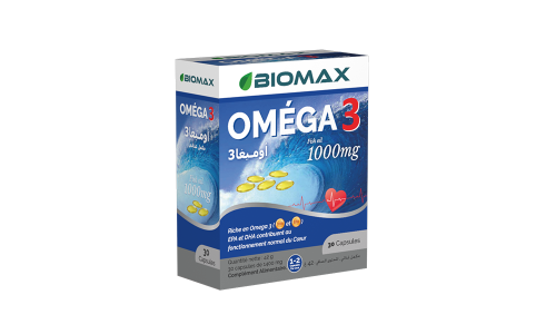 Biomax Oméga3 30 capsules (1000mg)