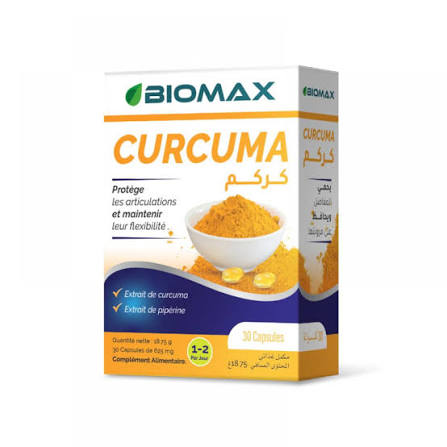 Biomax CURCUMA Articulations 30 Capsules