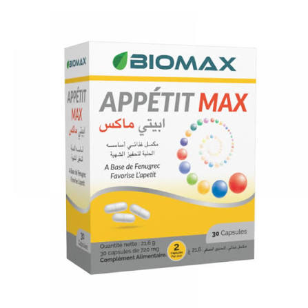 Biomax Appétit MAX 30 capsules
