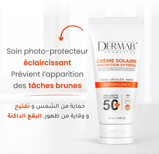 Dermab Crème Solaire SFP50+ Anti-Taches 50 ml