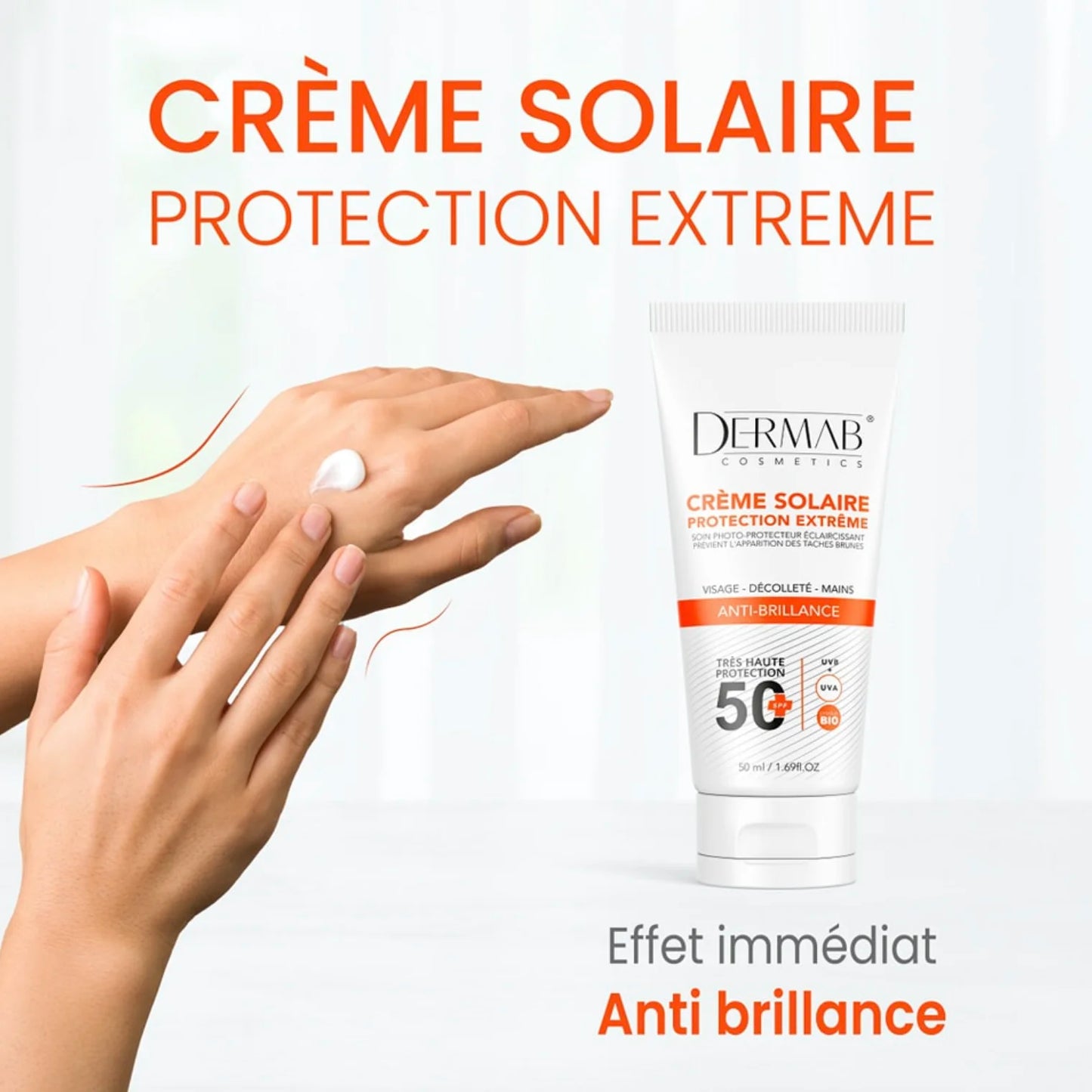 Dermab Crème Solaire SFP50+ Anti-Taches 50 ml
