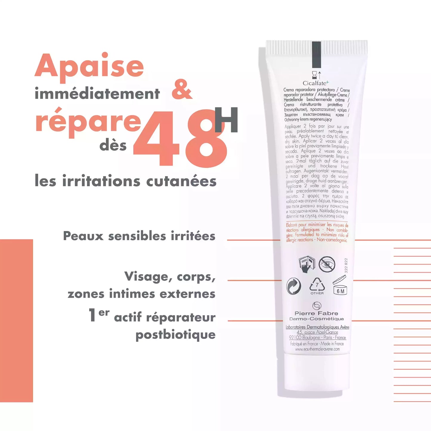 Avène Cicalfate+ Crème Réparatrice Protectrice (40ml)