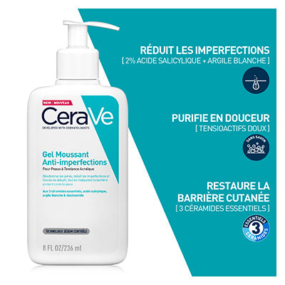 CeraVe Gel Moussant Anti-Imperfections (236ml)