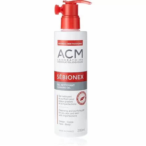 ACM Sebionex Gel Moussant – Peaux Grasses (200ml)