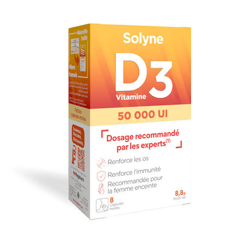 Solyne Vitamine D3 50 000 UI