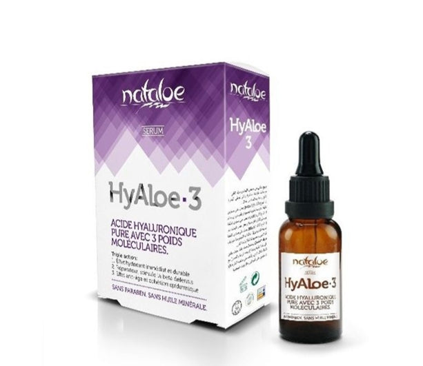 Nataloé Hyaloe-3 Acide Hyaluronique Pur avec 3 Poids Moléculaires
